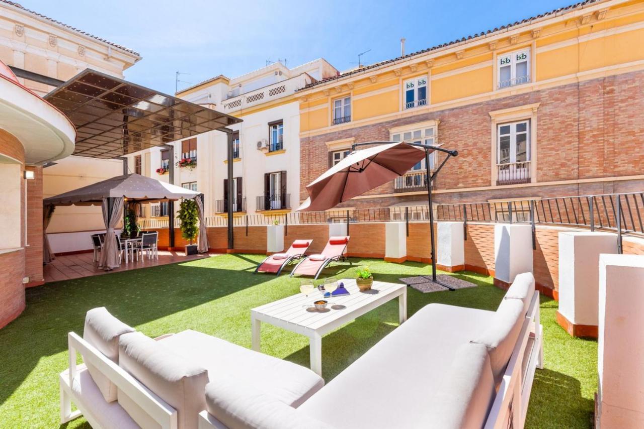 מאלגה Gran Terraza Con Vistas A Calle Larios מראה חיצוני תמונה