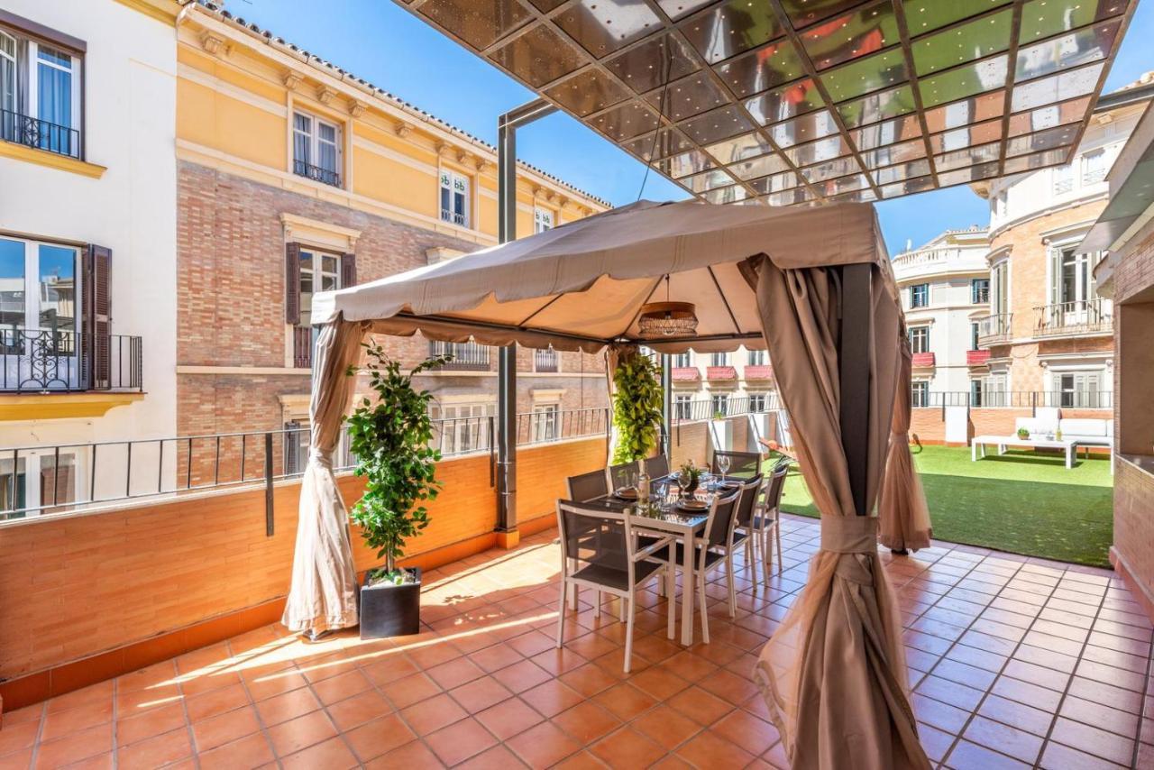 מאלגה Gran Terraza Con Vistas A Calle Larios מראה חיצוני תמונה